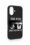 iPhone 16 Compatible Ataturk Eyes Patterned Silicone Case - 3