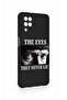 Samsung A12 Compatible Ataturk Eyes Patterned Silicone Case - 3