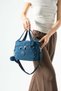 Ultra-Light, Multi-Compartment Shoulder Handbag (Sports, Travel, Casual) Navy Blue Model: 571-6Z