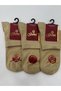3 Pieces Mercerized 100% Natural Nylon Free Plain Colored Thin Summer Half Conch Men's Booties - 2