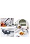 TYCOM Glass Meal Prep Containers (3 pcs Square) - Food Storage with Lids, Lunch Box, Airtight, Black - 7