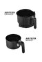 4L Air Fryer, 3D Airflow System, Non-Stick Multi-Layer Basket, Less Oil Cooking, Adjustable Time & Temperature 4 L 1500 W EVKA-AF4001BS Black - 6