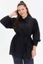 Cotton Voile Balloon Sleeve Women's Shirt - 2