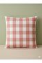 Pink Throw Pillow Cover 3-Piece Set / Hidden Zipper - Does Not Lose Color 100% Cotton - 4
