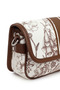 Women's Brown Printed Mini Crossbody Bag 26Sbd247726 - 8