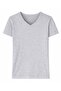 Modal V-Neck Men's T-Shirt Gray Melange - 2