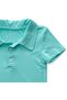 - Personalized Baby Boy's Short Sleeves Polo T-Shirt - Aqua Blue_18-24M - 4