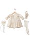 Lily Baby Girl Embroidered Dress Newborn Luxury Dress Set - Hospital Discharge and Mevlütlük Set - 3