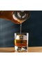 Whiskey Glass Set of 2 - Handmade Crystal Whisky Glasses - Modern Double Old Fashioned Rocks Tumbler - 5