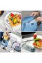 PINKE 4 Pack Portable Travel Utensils Set with Case Reusable Stainless Steel Silverware Flatware - 4