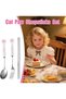 1 Set Cutlery, Cute Reusable Chopsticks for Adults, Cat Paw Chopsticks, Travel Utensils with Case - 4