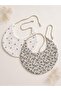 100% Cotton Baby Bib Set, Double Layer, Towel Collar (2 Pieces)
