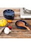 Ceramic Spoon Ladle Rest, Kitchen Stove Spoon Holder, Spatula Cooking Accessories, Blue Set of 4 - 5