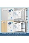 Removable Self-Adhesive Magnetic Whiteboard Sheet, No Residue Wall Mount Dry Erase White Board Sticker, Multi Sizes Reusable Writing Board, Fits Tile Wood Glass Wall - 2