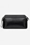 Women's Leather Look Portfolio Bag with Adjustable Strap Daily Shoulder Bag - 2