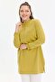 Two-Thread Stand Collar Zippered Single-Pocket Tunic