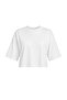 Natural viscose blouse with wide sleeves sitting on the waist - 5