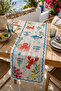 Ays Home Yengeç Marin Runner (Top Quality Woven Digital Printed 45X135) - 2