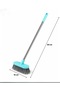 Hard Brush with Handle Bathroom Brush Broom Floor Brush Hard Dirt Removing Brush Hard Brush with Metal Handle - 3