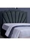 URANUS HEADBOARD CHANEL DARK GREY L-160 : H-125 CM