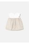 Baby Girl Ruffle Dress Beige 1824 - 2