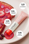 Peptide Lip Balm Rose Strawberry, Moisturizing, Brightening Lip Balm Strawberry Ceramide Vitamin E 15ml - 4