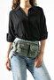 Klinkır Multi-Pocket Water-Resistant Beige Crinkle Shoulder Bag / Shoulder Bag - 2