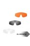 Swisseye Nighthawk 40291 Tactical Goggles with 3 Lens Compatible with Headset - 3