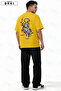 Tiger's Sword Printed Large Size Unisex T-Shirt Pantalon Tracksuit Set