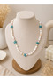 Starfish Detailed Seashell Summer Necklace – Colorful Beaded Women's Necklace - 2