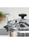9 Liter Aluminum Pressure Cooker Equipped With Multi Safety Device And Unique Pressure Indicator Durable Aluminum Alloy Construction With Firm Handles Silver - 7