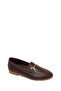 Women's Brown Buckle Leather Classic Loafer 26Afd334118 - 7
