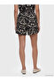 Nevavm Women's Patterned Shorts with Elastic Waist - 4