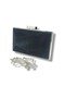 Varol 740-26 Snake Patterned Steel Case Evening Dress Women's Bag
