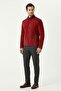 Henry Men's Double-Sided Genuine Leather Burgundy Suede Jacket - 2