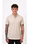 Men's Polo Collar Short Sleeves Summer Laser Cut Comfortable Cut Shirt Story Collection Classic Model with Buttoned Collar