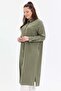 Long Women's Shirt with Metal Buckle - 5