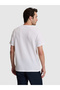 White Slim Fit Pure Cotton Thin Ribbed Crew Neck T-Shirt 50328374-Vr013 - 5