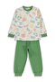 Helicopter Printed Pajama Set for 2-5 Years - Green