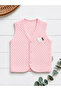 100% Cotton Quilted Baby Girl Vest - 5