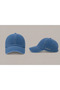 Cap Hat headwear washed bright blue - 2