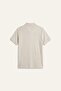 100% Cotton Regular Fit Short Sleeve Polo Beige T-Shirt H9390Ax26Sm - 2