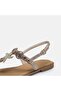 Large Size Women's Sandals 41-42-43-44- Gold - 3