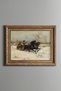 On the Trail of Hunting - Vintage Patterned Painting - Thick Model