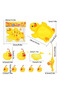 Educational 13 Pieces Duck Holding Game with Magnetic Fishing Rod and Pool - 6