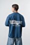 Men's Oversize Back Printed T-Shirt Letter Printed Crew Neck Short Sleeve Unisex Streetwear Basic T-Shirt - 3