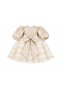 Girl's Ruffled, Balloon Sleeve Taffeta Dress Birthday, Wedding, Graduation, Special Occasion 1-16 Years Old - 3