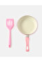 Pink Mini Frying Pan With Turner Set ( 2 Pieces)