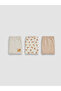 Özmarka New Season Printed Girls' Boxer 3-Piece Set