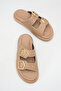 Belavielle Mink Women's Rustic Stylish Double Buckle Orthopedic Comfortable Ergonomic Non-Slip Sole Slippers - 2